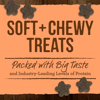 Merrick Power Bites Real Salmon Recipe Grain-Free Soft & Chewy Dog Treats
