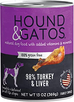 Hound & Gatos 98% Turkey & Liver Grain-Free Dog Food