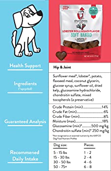 Shameless Pets Lobster Roll(Over) Soft Baked Dog Treats