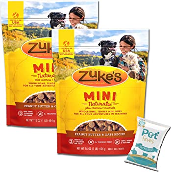 Zuke’s Mini Naturals Peanut Butter & Oats Recipe Training Treats