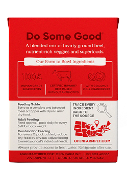Open Farm Grass-Fed Beef Rustic Blend Wet Cat Food