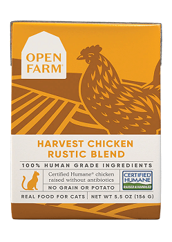Open Farm Harvest Chicken Rustic Blend Wet Cat Food