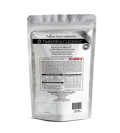 Timberwolf Legends Black Forest Canine Formula Dog Food