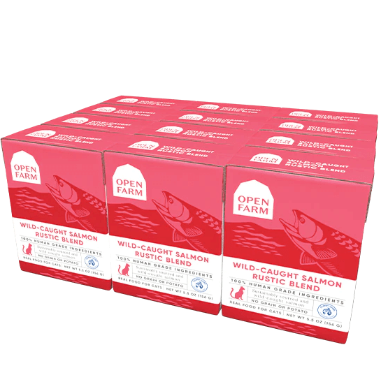 Open Farm Wild-Caught Salmon Rustic Blend Wet Cat Food