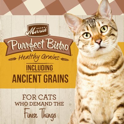 Merrick Purrfect Bistro Healthy Grains Real Chicken + Brown Rice Recipe Adult Dry Cat Food