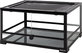 REPTI ZOO Reptile Glass Terrarium Tank Double Hinge Door